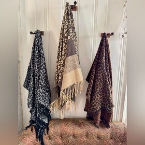 Leopard Print and Fringe Capes